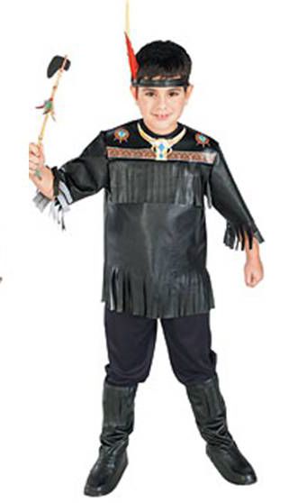 Indian Boy Native American Dress up Costume NIP S 4 6  
