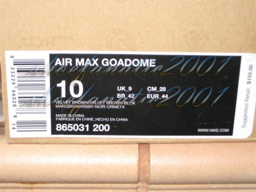   Air Max Goadome ACG Boot 10 XI Concord Undefeated Jordan Kobe Lebron