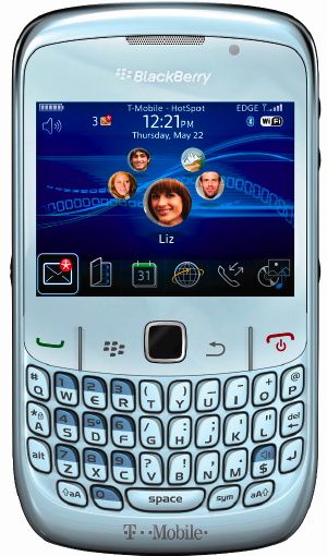 BlackBerry Curve 8520 BLUE GSM   BLANK LCD   PHONE ONLY  