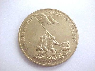   Coin Honoring The American Veteran Preserving American Freedom  
