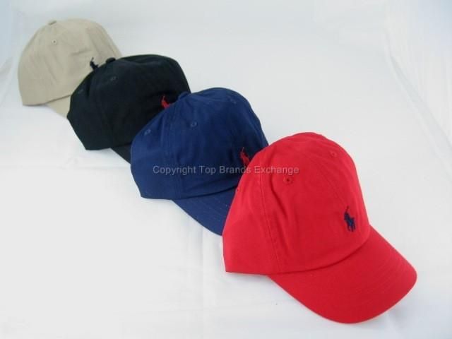 Polo Ralph Lauren Cap Hat Boys 4 20 Navy Red Black Tan 885031916083 