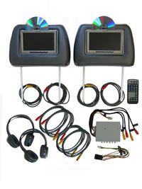 Inch Vizualogic DVD Headrest Monitors for 2009 2010 Lincoln MKZ 