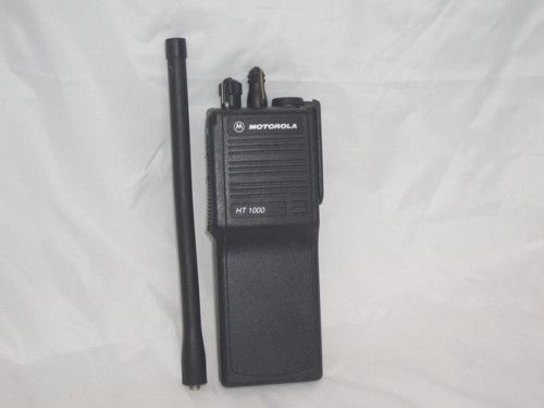 Motorola HT 1000 2channel VHF Hand Held Radios +Antenna  