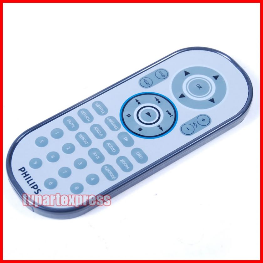 Philips Portable DVD Player Remote Control 994000003945 RC1463801/01 