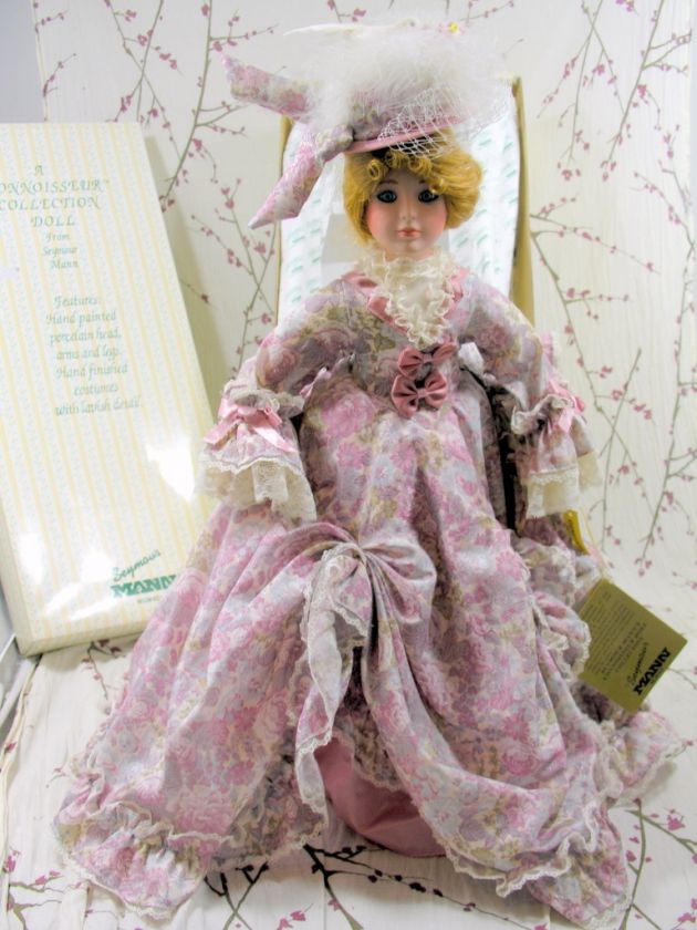 Seymour Mann Genevieve Hand Painted Porcelain Limited Doll w/ Box 