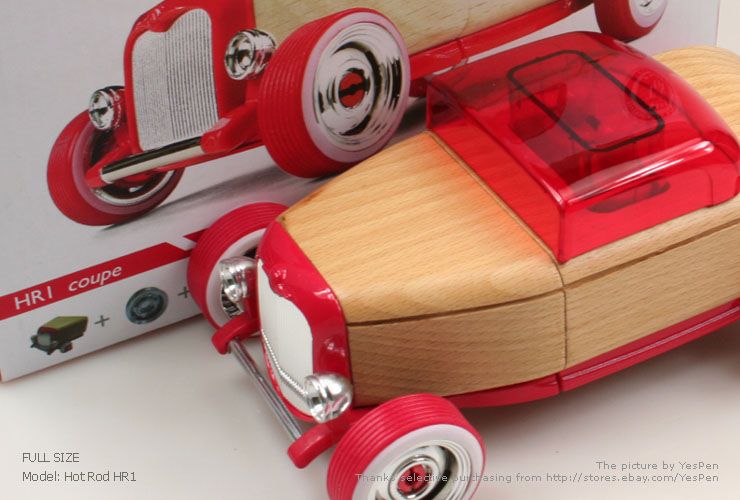 Automoblox Car Hot Rod HR1 Wooden Car Model Toys NEWEST  
