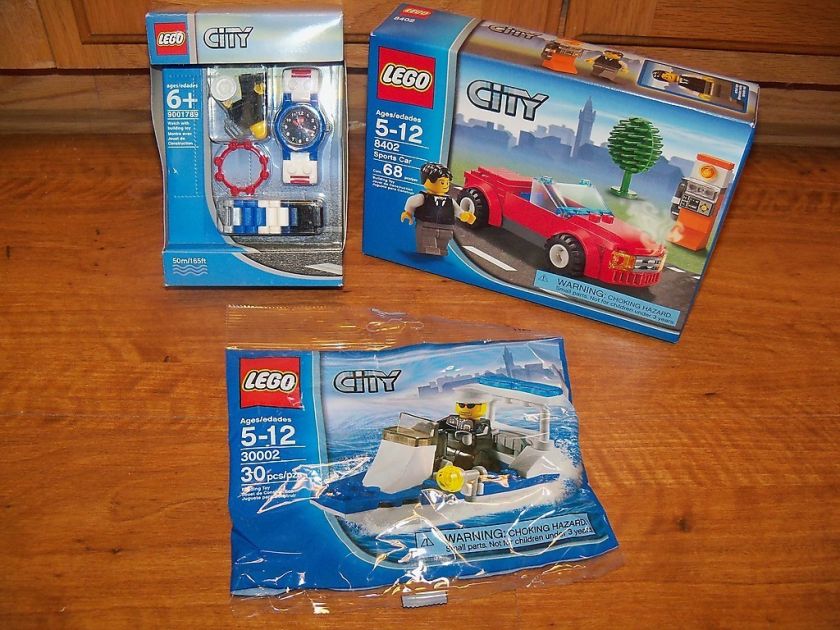 Lego City Watch & Sets 30002 8402   NEW  